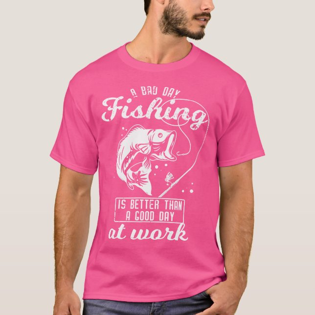 Camiseta Ideia Única Para A Pesca (Frente)