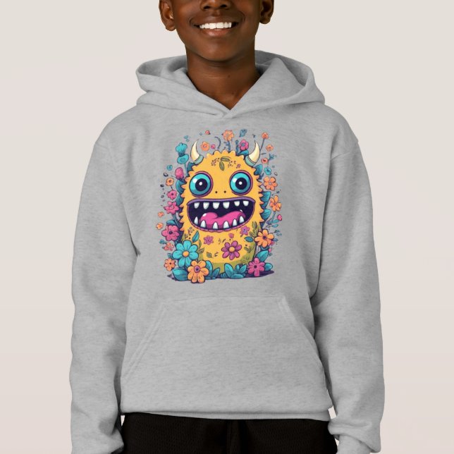 Camiseta Ideias bonitas de presentes de monstro (Frente)