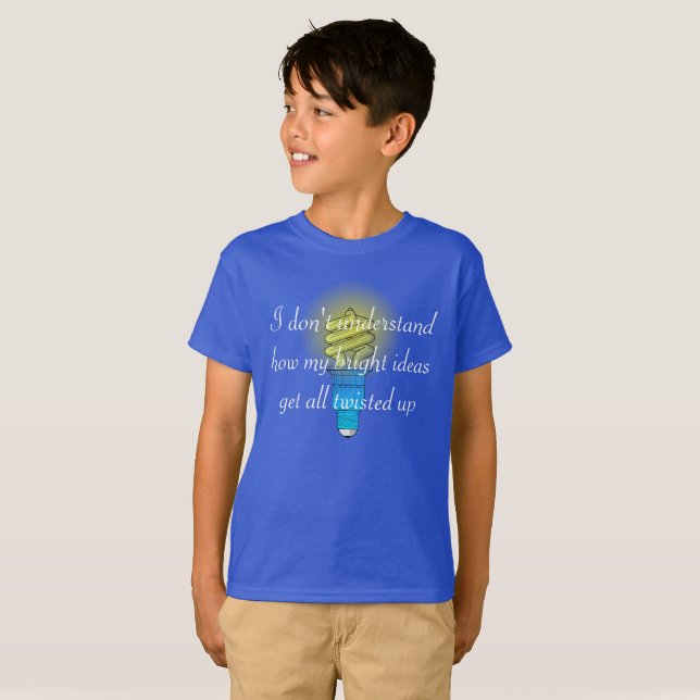 Camiseta Ideias brilhantes (Frente Completa)