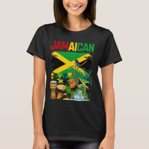 Camiseta Ideias De Bandeiras jamaicanas Para Crianças E Nov