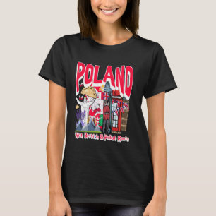 Camiseta Ideias De Bandeiras Poloneses Britânicas Para Cria