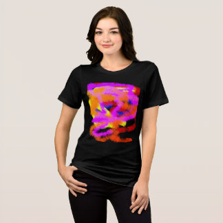 Camiseta Ideias de cor tensão abstrato da mente