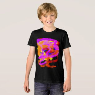 Camiseta Ideias de cor tensão abstrato da mente