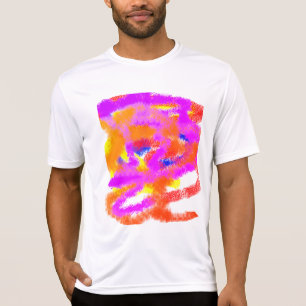 Camiseta Ideias de cor tensão abstrato da mente