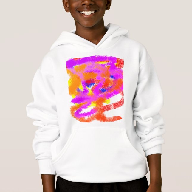 Camiseta Ideias de cor tensão abstrato da mente (Frente)