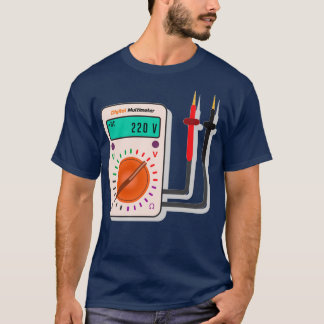Camiseta Ideias de Design de Multimetro Eletrico para Ofert