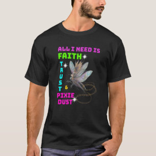 Camiseta Ideias De Fé E Confiança Tudo Que Preciso É De Fé
