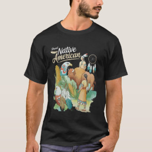 Camiseta Ideias de Patrimônio Nativo Americano para Criança