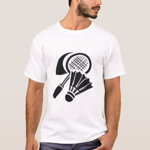 Camiseta Ideias de presentes de badminton
