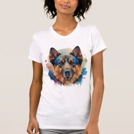 Camiseta Ideias de presentes para cães german shepherd