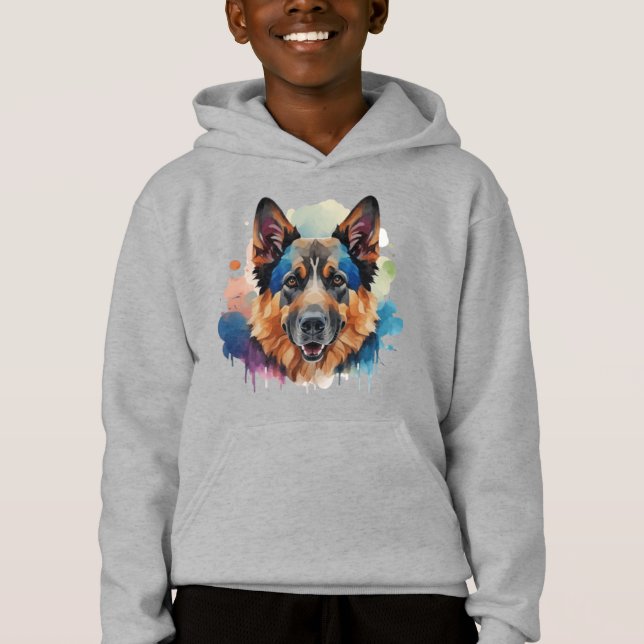Camiseta Ideias de presentes para cães german shepherd (Frente)
