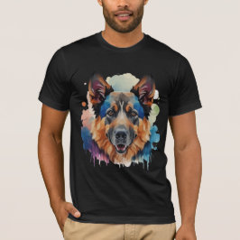 Camiseta Ideias de presentes para cães german shepherd