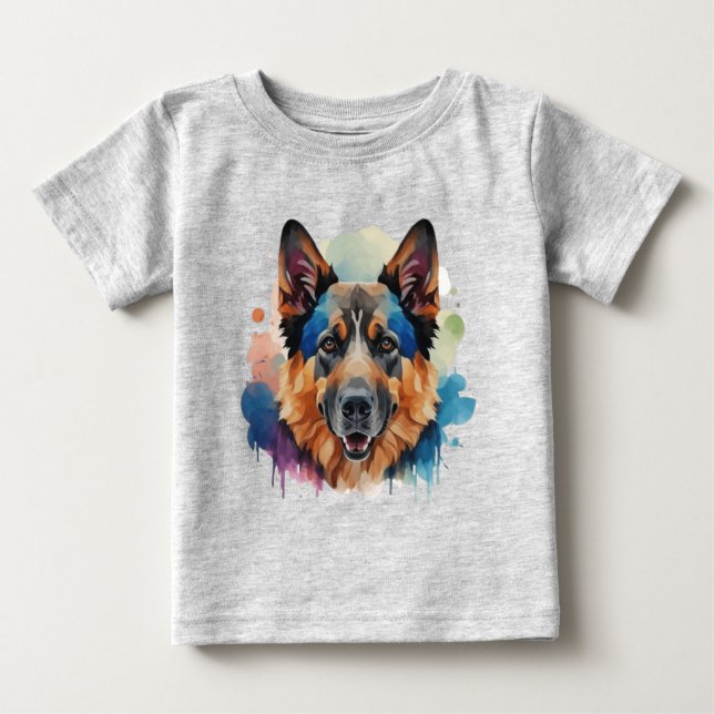 Camiseta Ideias de presentes para cães german shepherd (Frente)