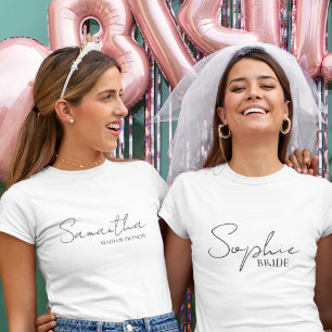 Camiseta Idéias de Presentes Personalizados para Dama de Ho
