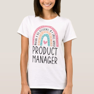 Camiseta Ideias do Rainbow Product Manager Gift