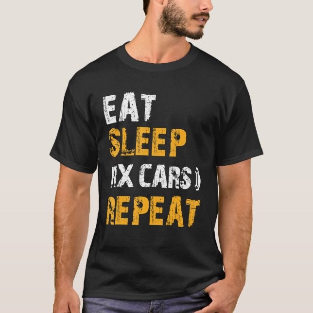 Camiseta Ideias Mecânicas Automáticas Comem Carros de Corre (Frente)