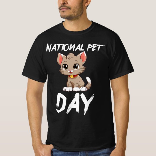 Camiseta Ideias para comemoração do Dia Nacional dos Pet (Frente)