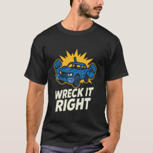 Camiseta Identidade do Piloto de Destruição no Derby para F