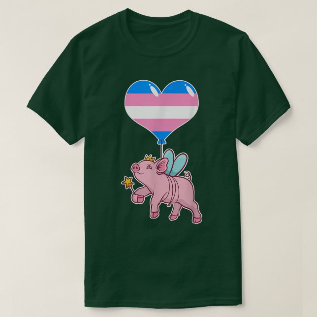 Camiseta Identidade Transgênero de Fairyseual de SuínoAmor  (Frente do Design)