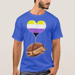 Camiseta Identidade visual não binária do cão de Hedgeog ge