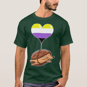 Camiseta Identidade visual não binária do cão de Hedgeog ge