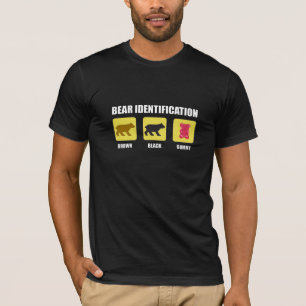 Camiseta Identificação de Urso Engraçado