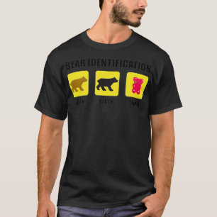 Camiseta Identificação de Urso Engraçado