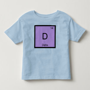 Camiseta Identificador Delta de Química Elemento de Quími