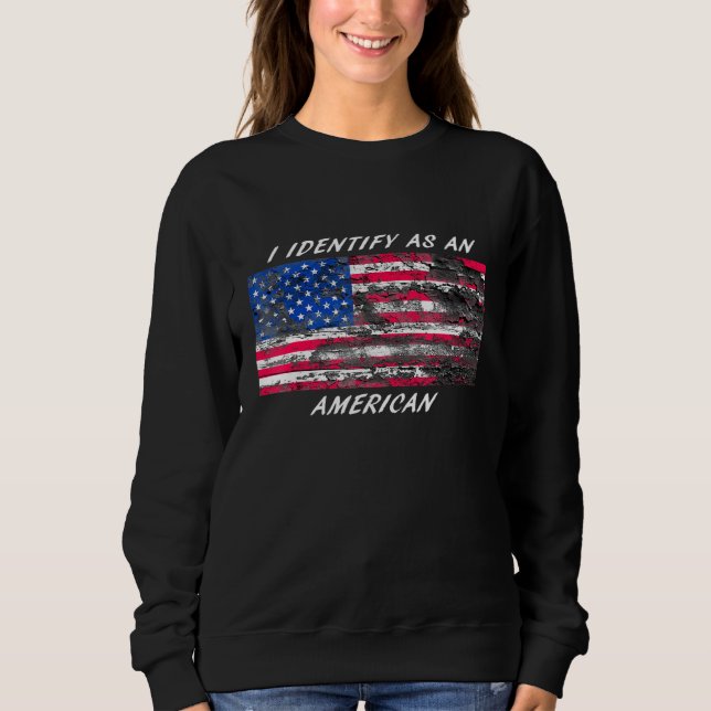 Camiseta Identifico-Me Como Americano (Frente)