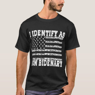 Camiseta Identifico-Me Como Não-Bidenário