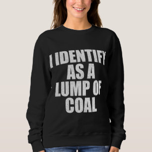 Camiseta Identifico-Me Como Um Bloco De Carvão - Simples Cr