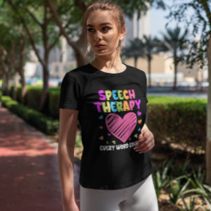 Camiseta Idioma SLP Patologista e Terapia de Fala