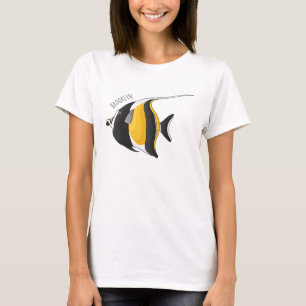 Camiseta Idiota de desenho animado