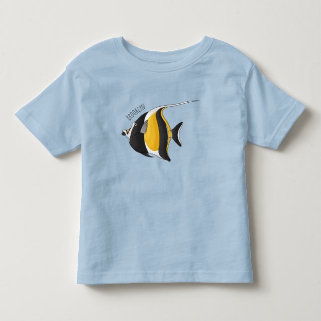 Camiseta Idiota de desenho animado (Frente)