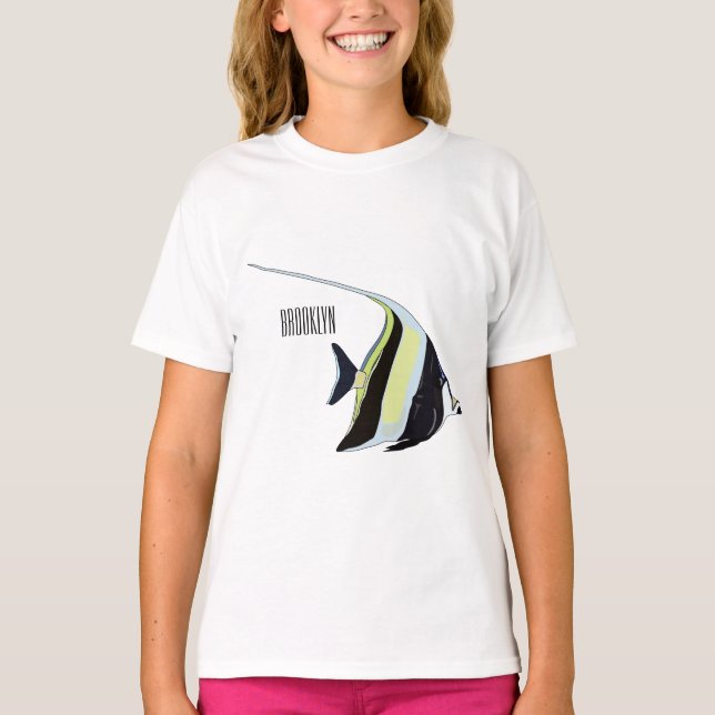 Camiseta Idiota de desenho animado (Frente)