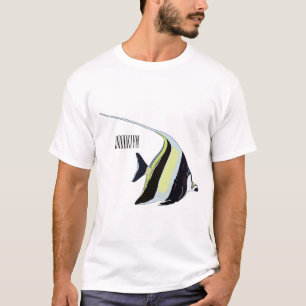 Camiseta Idiota de desenho animado