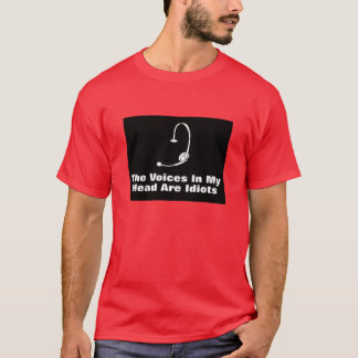 Camiseta Idiota dos auriculares