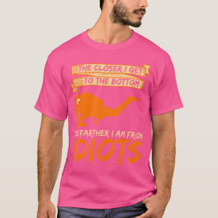 Camiseta Idiots Wet Suit Fins Snorkeling Scuba Merging