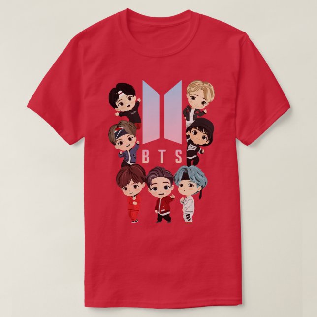 CAMISETA IDÓIS DO KPOP (Frente do Design)