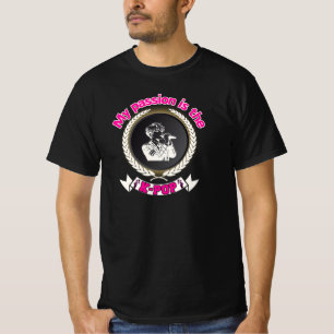 Camiseta Idol Cantando KPop Paixão Música Cultura Fandom En