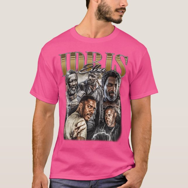 Camiseta Idris Elba Bootleg Vintage Shirt (Frente)