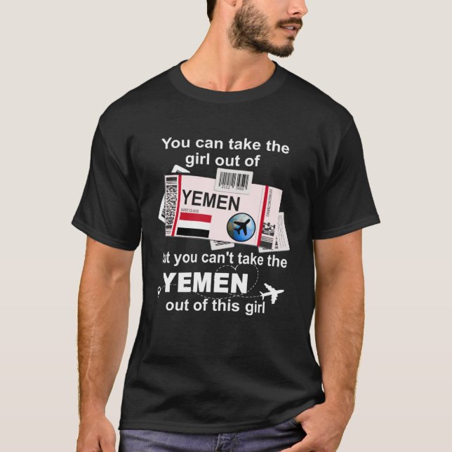 Camiseta Iêmen Embarque Iêmen Rapariga Iêmen (Frente)