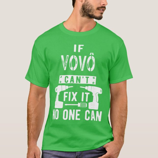Camiseta If Vov Cant Fi It No One Can Portuguese Brazilian  (Frente)
