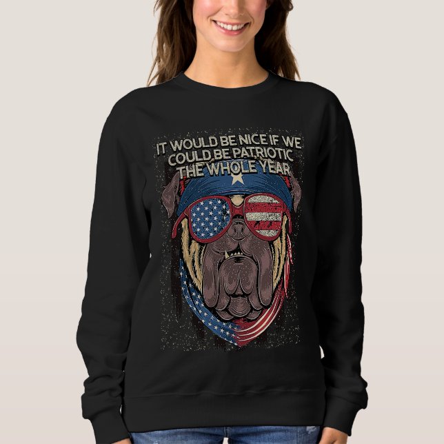 Camiseta If We Could Be Patriotic American Independence USA (Frente)