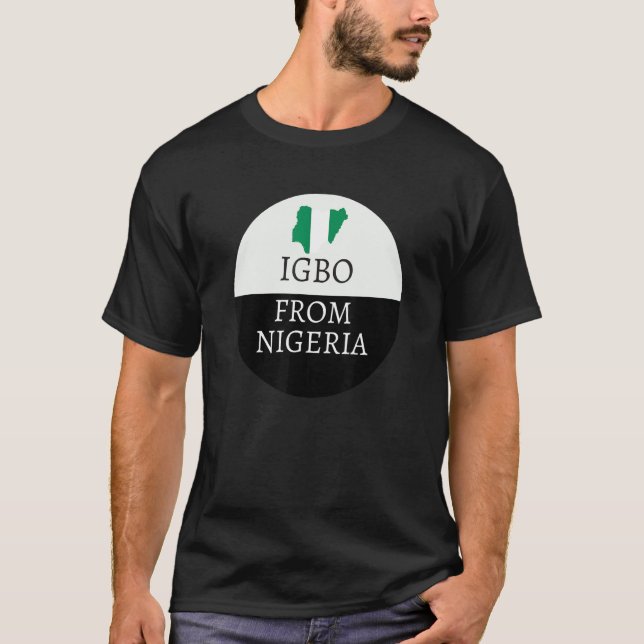 Camiseta Igbo Da Nigéria: Grandes Cartas De Cultura Nigeria (Frente)