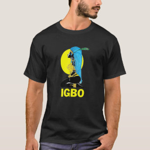 Camiseta Igbo Girl Nigerian Cultura Large Letters 1