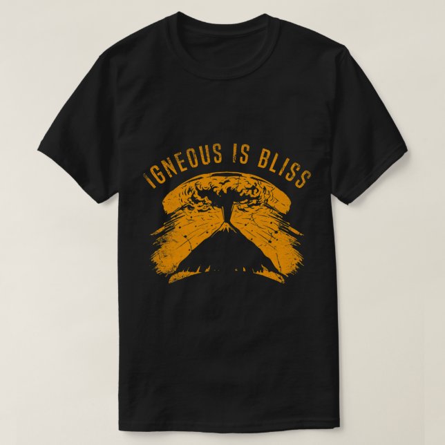 Camiseta Igneous É A Blisologia Major Rockhound Rock Coll (Frente do Design)