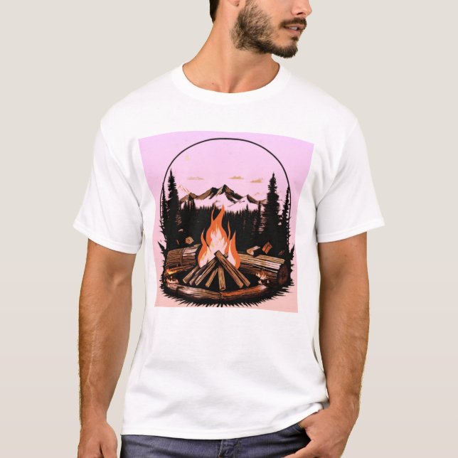 Camiseta Ignite o Estilo: Moda Inspirada no Fogo (Frente)