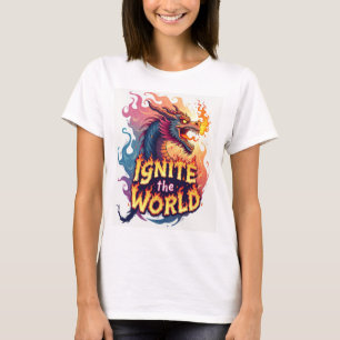 Camiseta Ignite o mundo: Negrito e Inspiracional