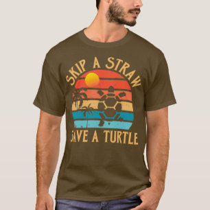 Camiseta Ignorar Uma Palha Salvar Uma Tartaruga 11
